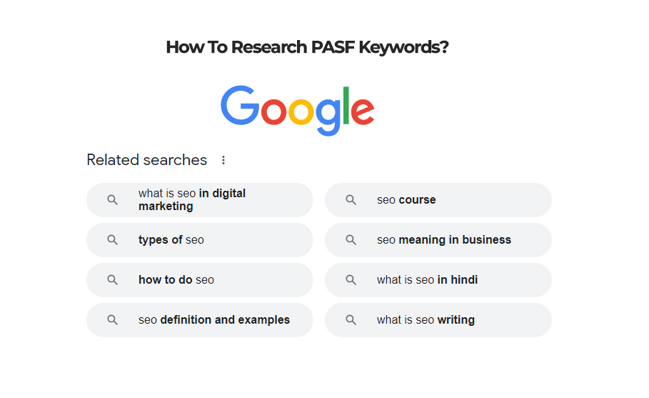 People also search for in google